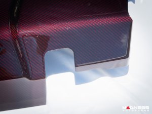 Alfa Romeo 4C Carbon Fiber Engine Cover - Red Candy